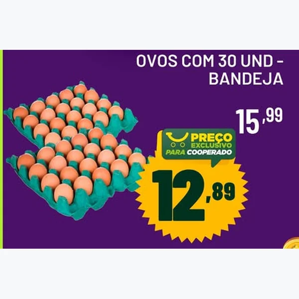 Ovos de Galinha 30 un