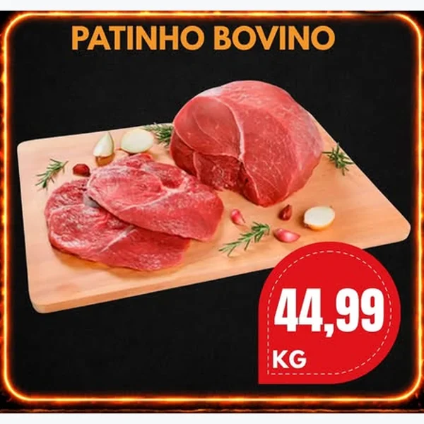 Recorte do encarte de Patinho Bovino