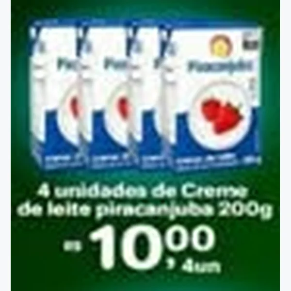 Creme de Leite Piracanjuba 200 g