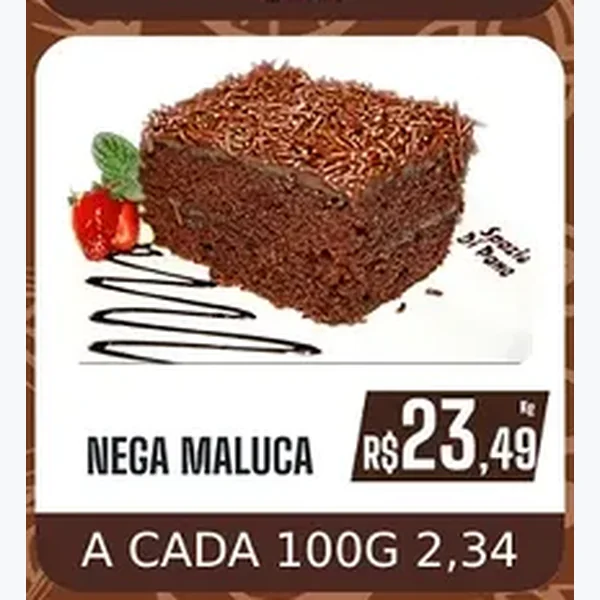 Recorte do encarte de Nega Maluca Di Pane
