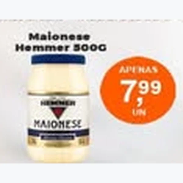 Recorte do encarte de Maionese Hemmer 500 g
