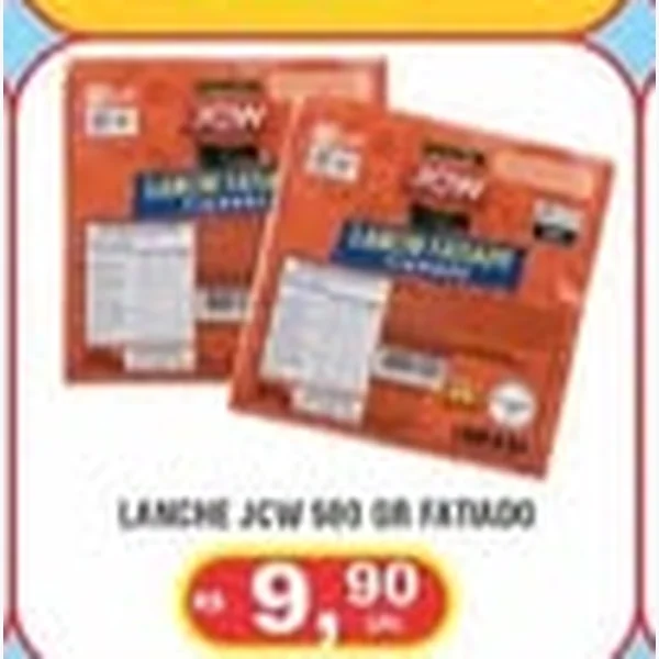Lanche Fatiado JCW