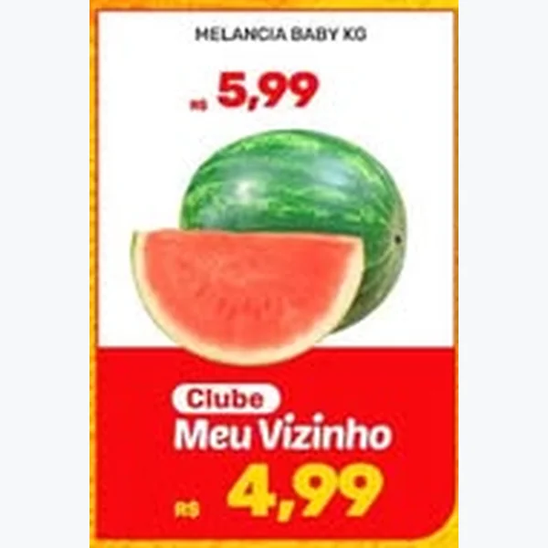 Recorte do encarte de Melancia Baby