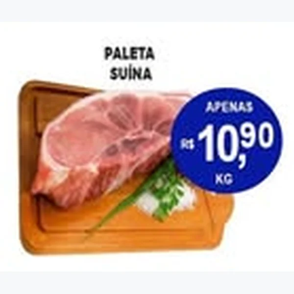 Recorte do encarte de Paleta Suína