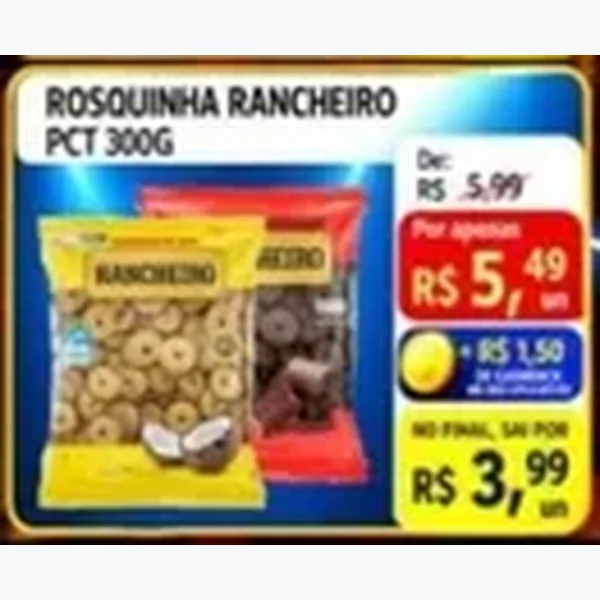 Rosquinha Rancheiro 300 g