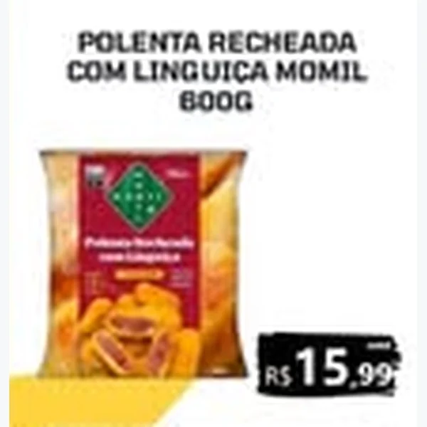 Polenta Recheada com Linguiça Momil 800 g