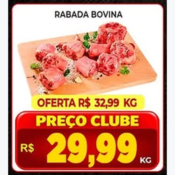 Recorte do encarte de Rabada Bovina