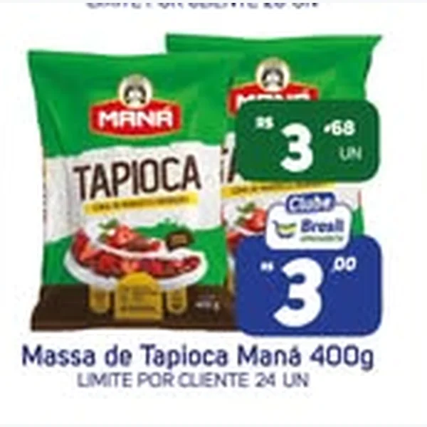 Massa de Tapioca Maná 400 g