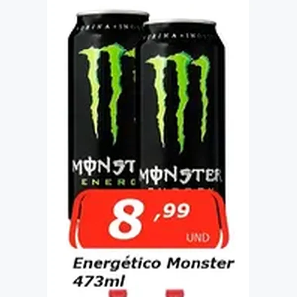 Recorte do encarte de Energético Monster 473 ml