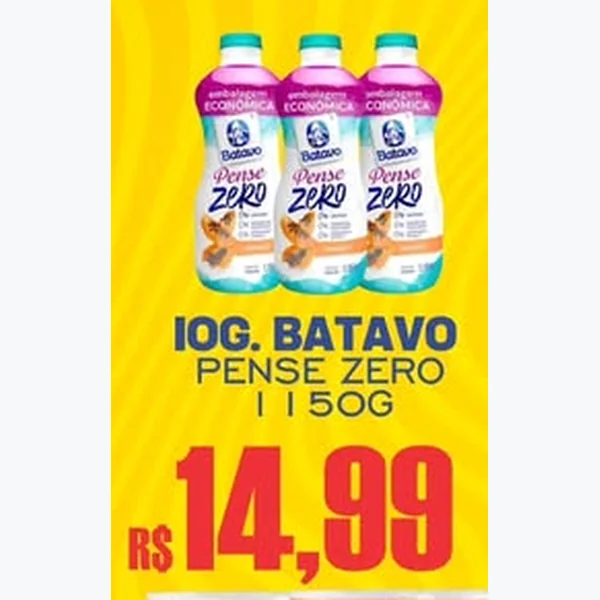 Iogurte Pense Zero Batavo 150 g