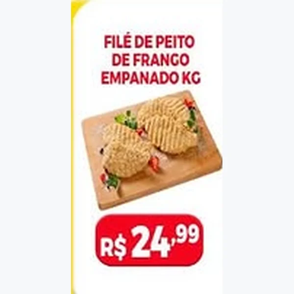 Filé de Peito de Frango Empanado