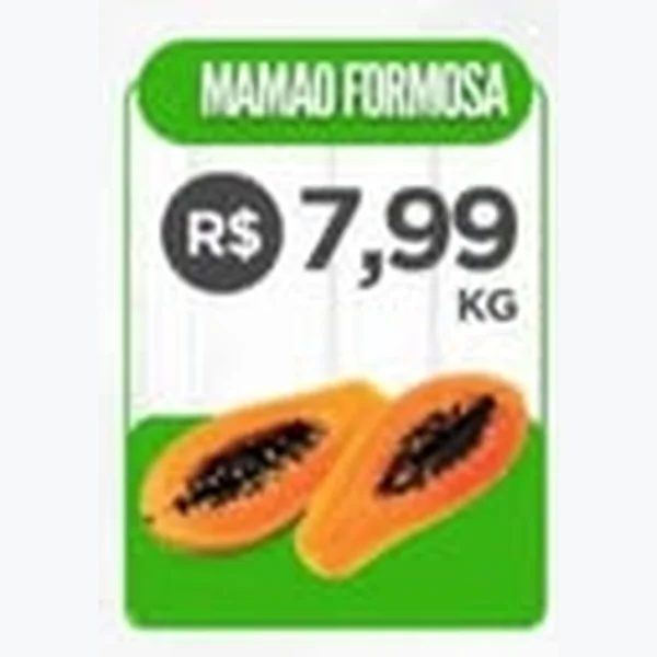 Recorte do encarte de Mamão Formosa