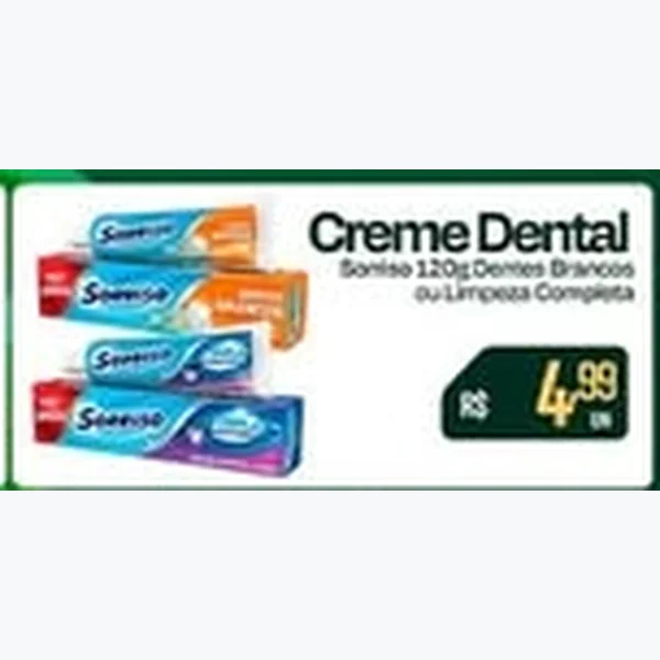 Creme Dental Sorriso 120 g