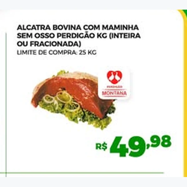 Alcatra Bovina com Maminha sem Osso Perdigão