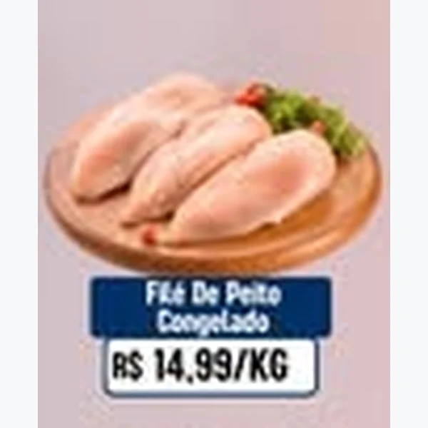 Recorte do encarte de Filé de Peito Congelado
