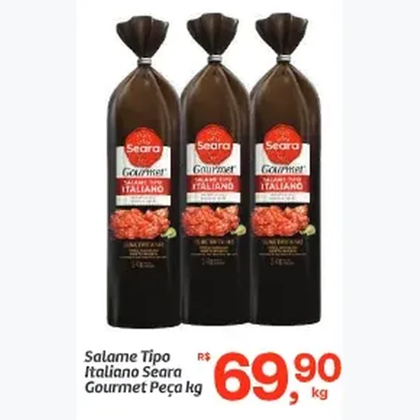 Salame Tipo Italiano Peça Seara Gourmet