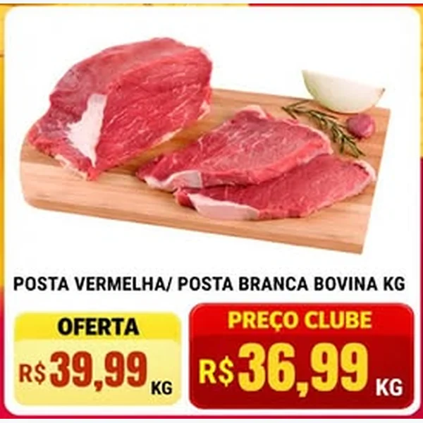 Recorte do encarte de Posta Branca Bovina