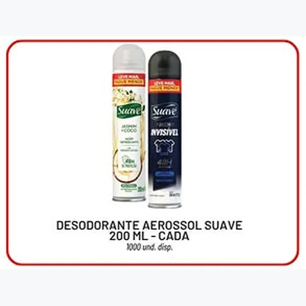 Desodorante Aerossol Suave 200 ml