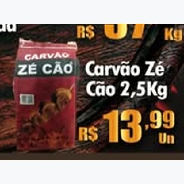 Carvão Zé Cão 2,5 kg