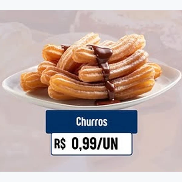 Recorte do encarte de Churros