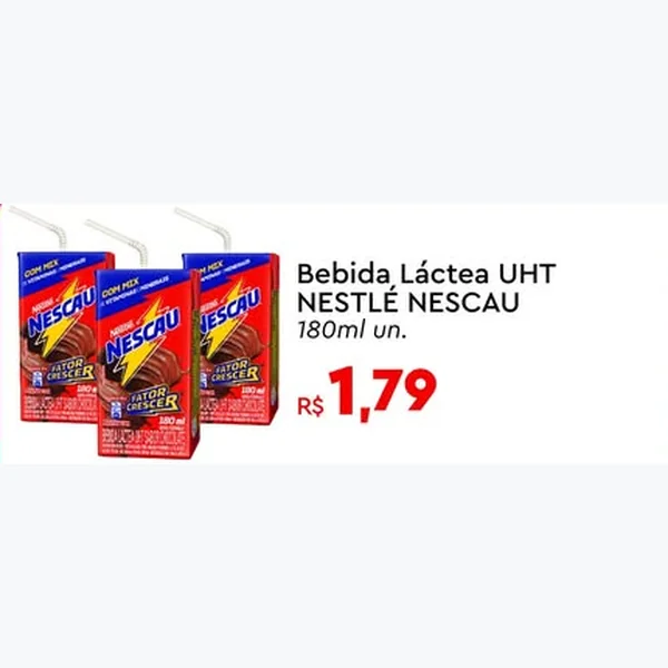 Bebida Láctea Uht Nescau 180 ml