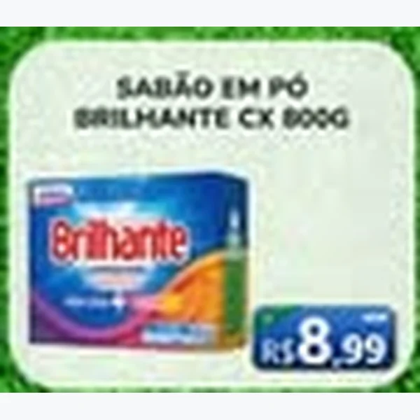 Sabão em Pó Brilhante 800 g