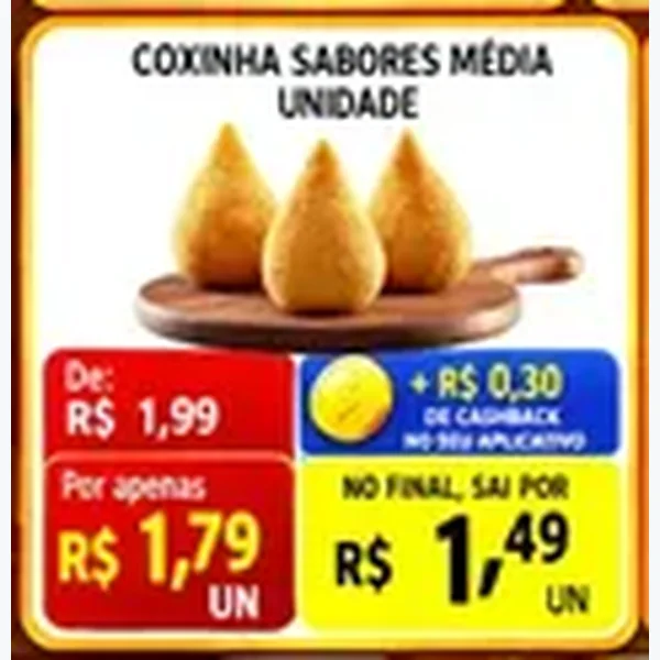 Coxinha Sabores Média