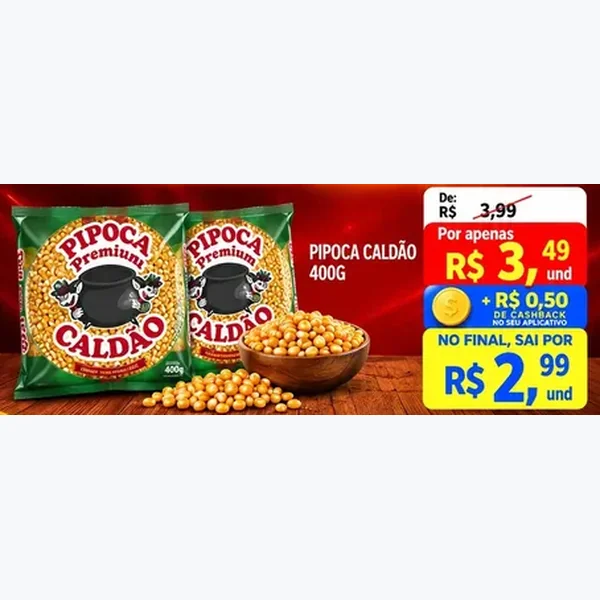 Pipoca Caldão 400 g