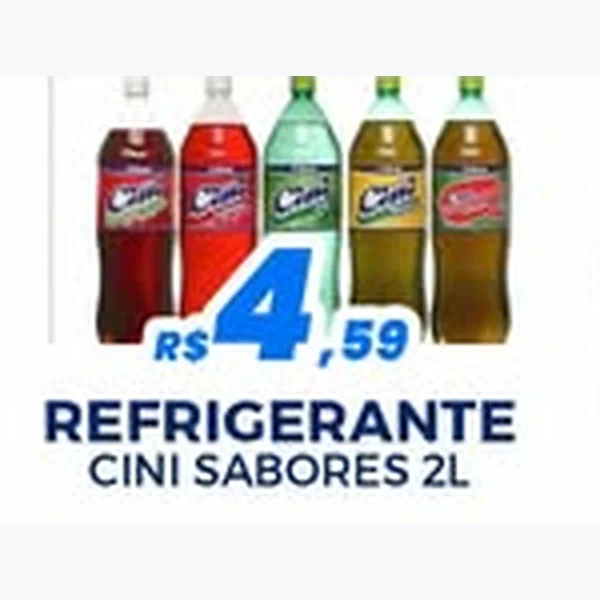 Recorte do encarte de Refrigerante Cini 2 L