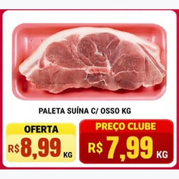 Recorte do encarte de Paleta Suína C/ Osso