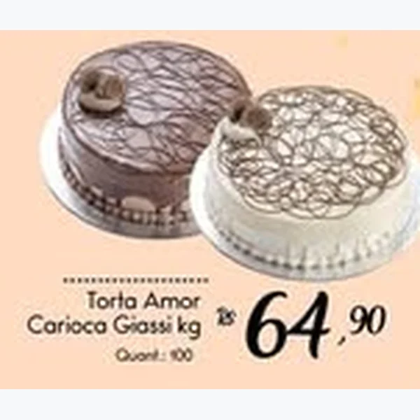 Recorte do encarte de Torta Amor Carioca Giassi