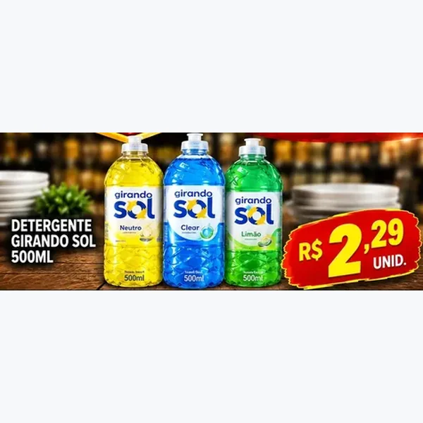 Detergente Girando Sol 500 ml