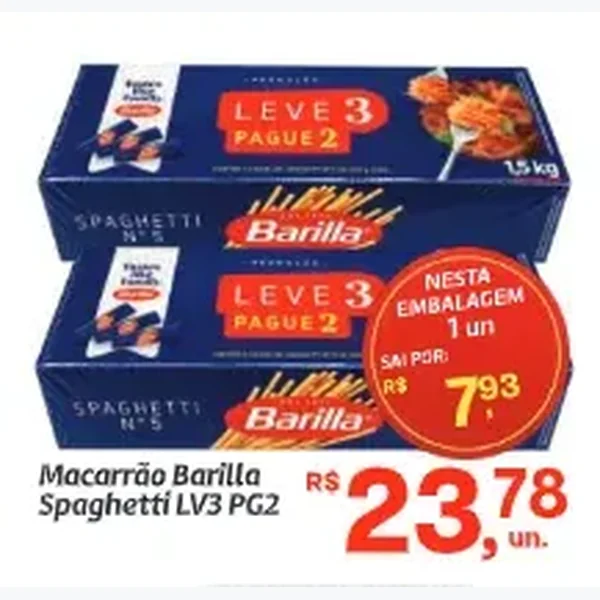Macarrão Spaghetti Barilla