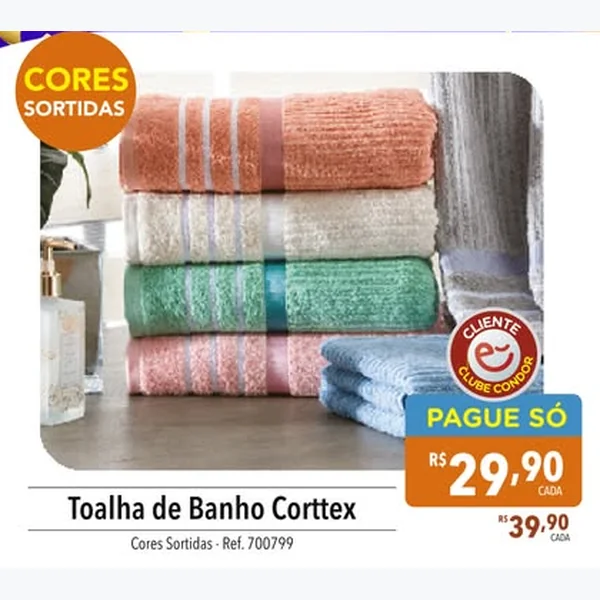 Toalha de Banho Corttex