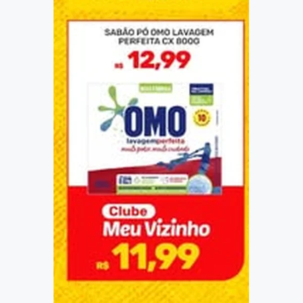 Sabão em Pó Lavagem Perfeita Omo 800 g