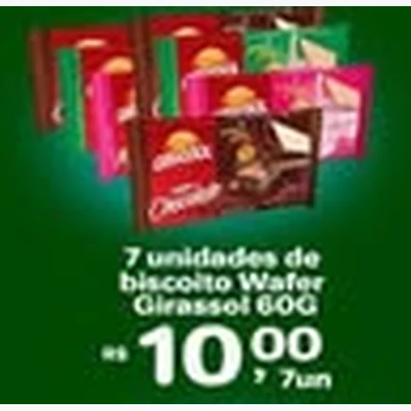 Biscoito Wafer Girassol 60 g
