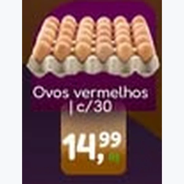 Ovos Vermelhos 30 un