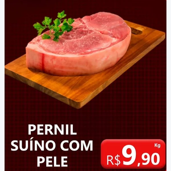 Pernil Suíno com Pele