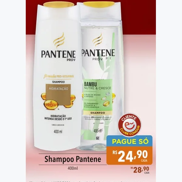 Shampoo Hidratação Pantene 400 ml