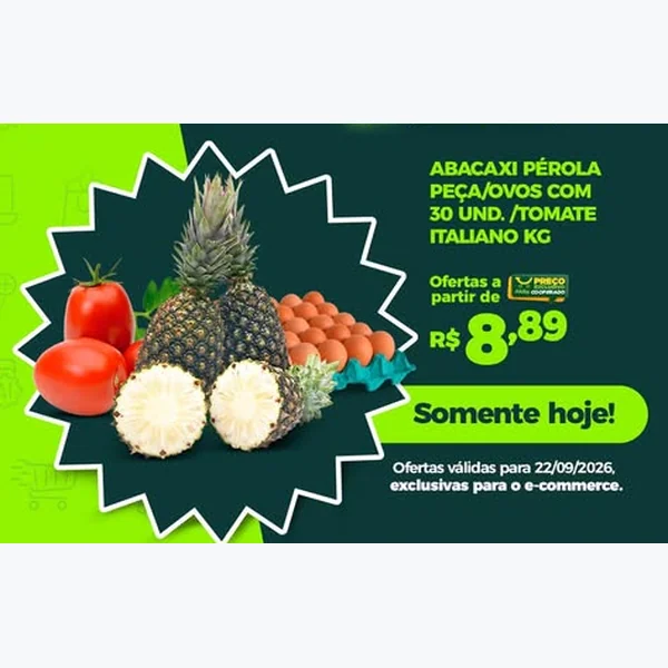 Recorte do encarte de Tomate Italiano