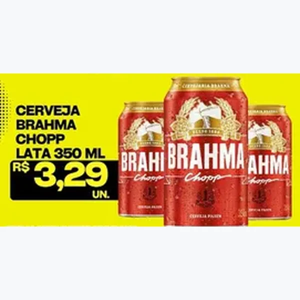 Cerveja Chopp Brahma 350 ml