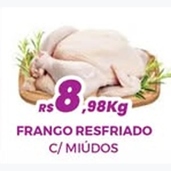 Recorte do encarte de Frango Resfriado com Miúdos