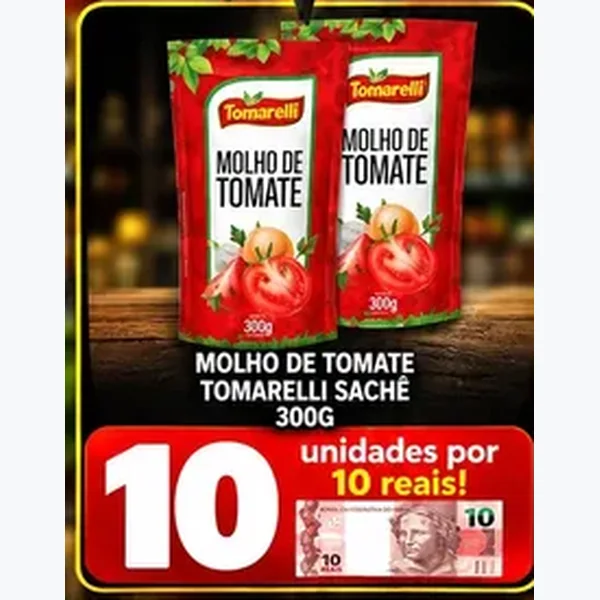 Molho de Tomate Tomarelli 300 g