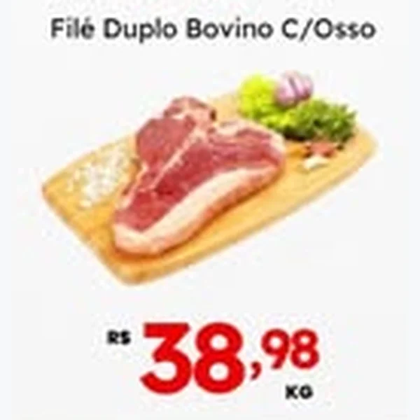 Filé Duplo Bovino C/osso