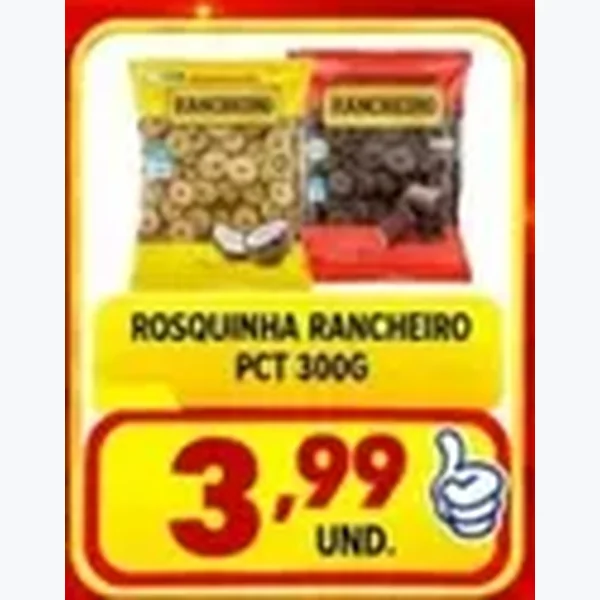 Recorte do encarte de Rosquinha Rancheiro 300 g