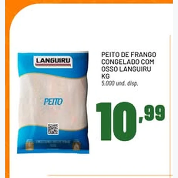 Peito de Frango Congelado com Osso Languiru
