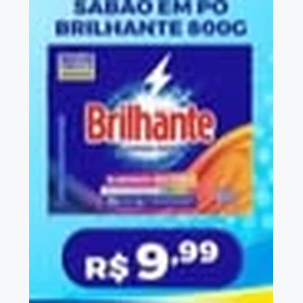 Sabão em Pó Brilhante 800 g