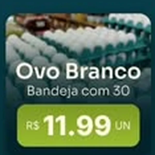 Ovos Brancos 30 un
