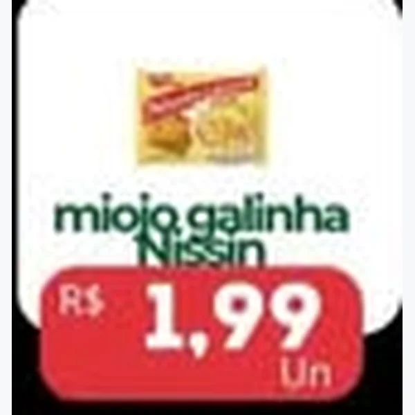 Miojo Galinha Nissin