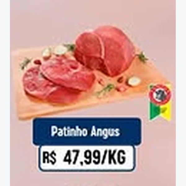 Recorte do encarte de Patinho Angus
